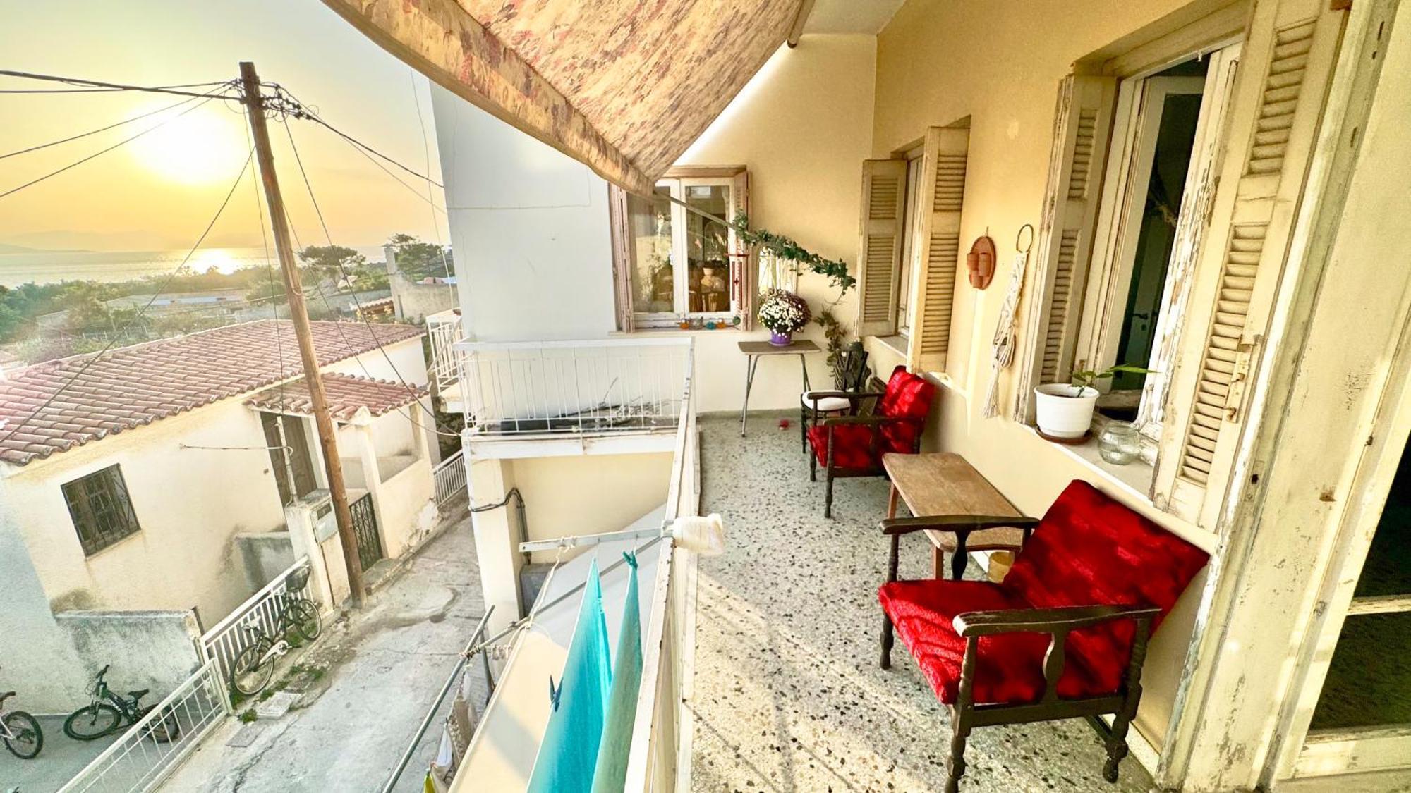 Appartement Vue Sur Mer Soul Family, Egine Aegina Extérieur photo