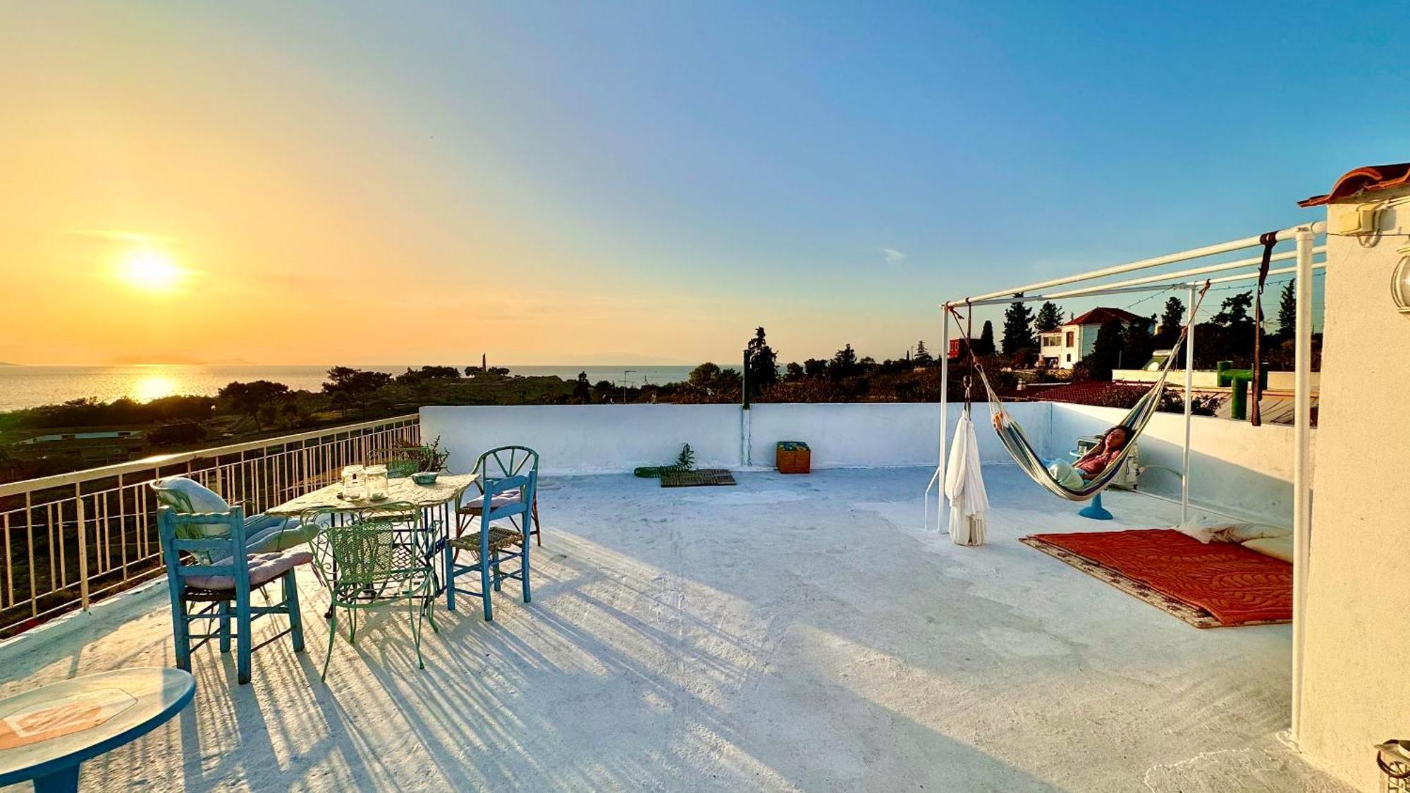 Appartement Vue Sur Mer Soul Family, Egine Aegina Extérieur photo